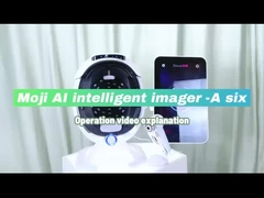 Schoonheidssalon Full Face Skin Test Machine Met UV / RGB / PL Licht Meertalige Ondersteuning